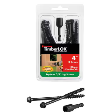 4" Timberlok Screw  12/Box