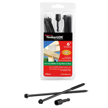6" Timberlok Screw  12/Box
