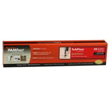 #8 X 1-3/4" Yel Zinc, Pamdrive