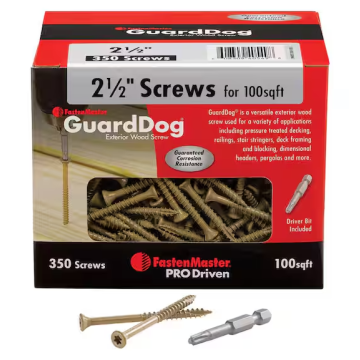 2-1/2" Guard Dog Pt Screw 350pc