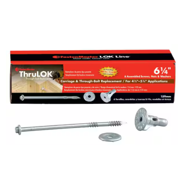 6-1/4" Thrulok Bolt 6/Box