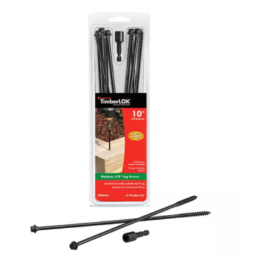 10" Timberlok Screw  12/Box