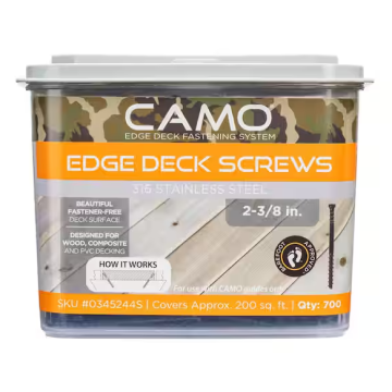 Camo Trim Screw-2 3/8 (700 Ct)