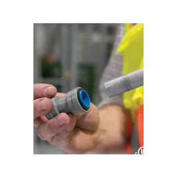 Southwire SimPush 1/2 In. PVC-CIC Push-To-Install Conduit Coupling (5-Pack)