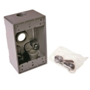 5321-0 Gry Alum 4 Outlet Box1g