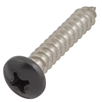 #10 X 1" Black Screw  (Chmt)