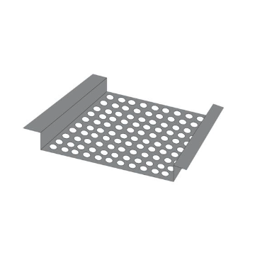 Soffit Vent Perf Black 2" X 8'