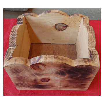 5" X 9" Wooden Plant Box