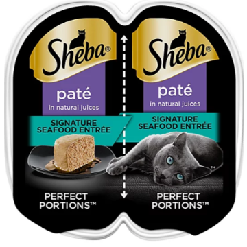 Sheba Perfect Portions Pate 2.6 Oz. Adult Signature Seafood Wet Cat Food