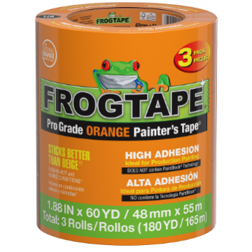 Orange Frog Tape 1.88x60 Yd 3 Pk