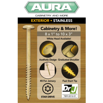 8 X 2" Aura Ext Cab 1lb
