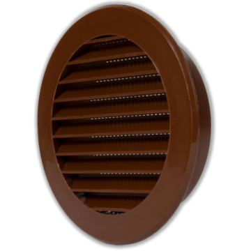 Soffit Vent Cover Brown 4"