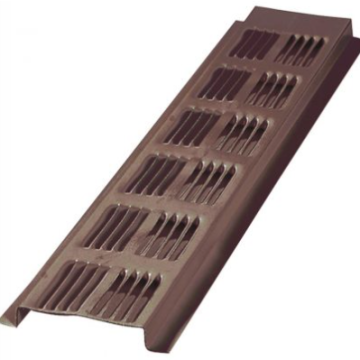 Soffit Vent Cover Brown 8"