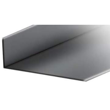 1"X3"X10' Black L-metal