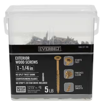 8 X 1-1/4"Axis Ext Wood 5lb