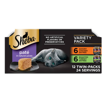 Sheba Perfect Portions Cuts in Gravy 2.6 Oz. Savory Mixed Grill Adult Wet Cat Food