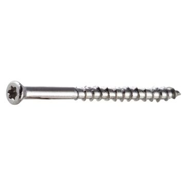 #7 x 2-1/4" Simpson Strong-Tie Deck-Drive™ DWP WOOD SS Screw T-15, Trim Head, Type 316 (5 lb.)