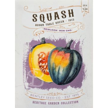 Heirloom Table Queen Acorn Squash Seeds (1913)