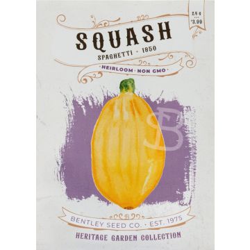 Heirloom Spaghetti Squash Seeds (1850)
