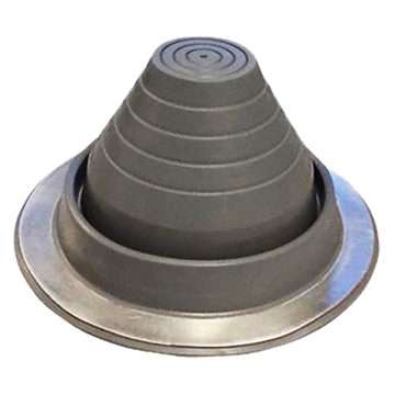 Dektite Original Pipe Boots #4 Pipe Flashing 3"-6-1/4" (Black Or Gray)