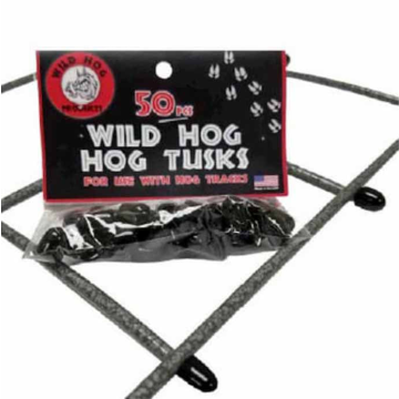 Wild Hog Rubber Caps 50ct Blk