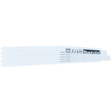 Makita 9" Wood Cutting Recipro Saw Blade, 6TPI, 5-Pack