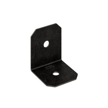 Image of Simpson Strong-Tie APVA4 Outdoor Accents® Avant Collection™ ZMAX®, Black Powder-Coated 90° Angle for 4x (Pack of 12)