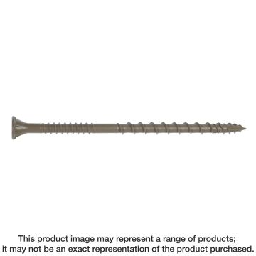 Image of Simpson Strong-Tie DSVT312R5LB Deck-Drive™ DSV WOOD Screw — #10 x 3-1/2 in. T-25, Flat Head, Quik Guard®, Tan (5 lb.)