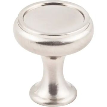 KasaWare K634SN-10 1-1/8" Diameter Mushroom Drawer Knob Satin Nickel 10-Pack