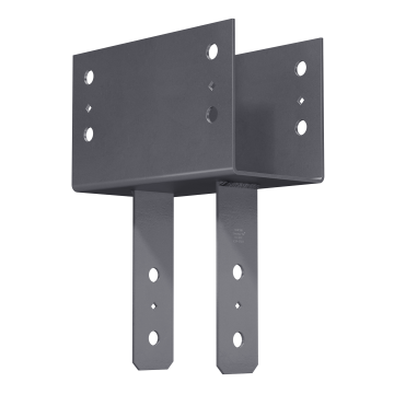 Image of Simpson Strong-Tie CC66HDG CC Hot-Dip Galvanized Column Cap for 6x Beam, 6x Post