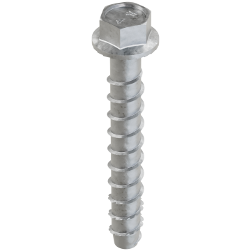 Image of Simpson Strong-Tie THD50400HMG Titen HD® 1/2 in. x 4 in. Mechanically Galvanized Heavy-Duty Screw Anchor (20-Qty)