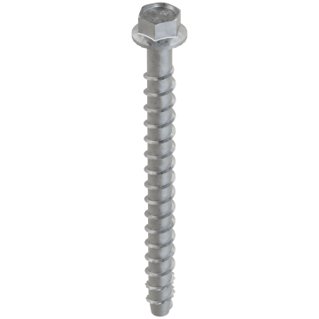 Image of Simpson Strong-Tie THD37500HMG Titen HD® 3/8 in. x 5 in. Mechanically Galvanized Heavy-Duty Screw Anchor (50-Qty) (Pack of 2)