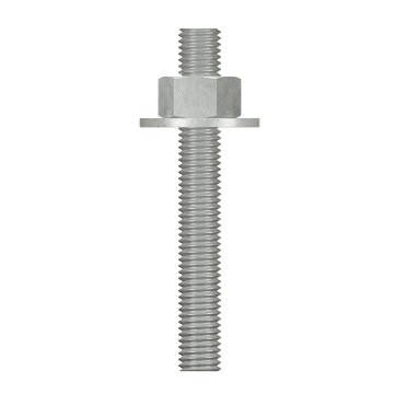 Image of Simpson Strong-Tie RFB#5X5HDGP2 RFB 5/8 in. x 5 in. Hot-Dip Galvanized Retrofit Bolt (2-Qty)