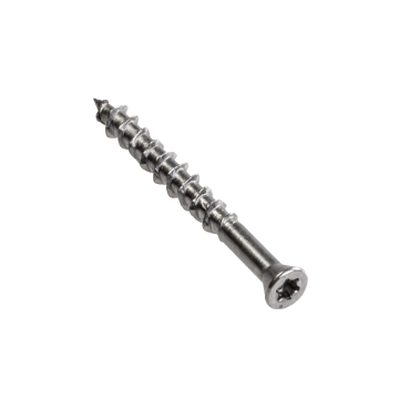Image of Simpson Strong-Tie T07162WP1 Deck-Drive™ DWP WOOD SS Screw — #7 x 1-5/8 in. T-15
