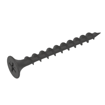 #6 x 1-5/8" #2 Phillips Reduced Bugle Head Coarse Thread Black Drywall Screws 25lb Box Pro-Twist