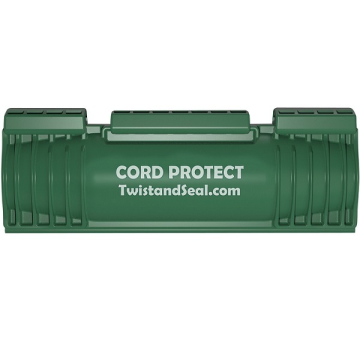 Twist and Seal Cord Protect - 6.5" x 2" Cord and Plug Protector