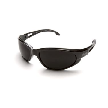 Edge Dakura Safety Glasses Black Frame Smoke Lens