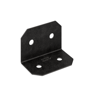 Image of Simpson Strong-Tie APVA6 Outdoor Accents® Avant Collection™ ZMAX®, Black Powder-Coated 90° Angle for 6x (Pack of 12)