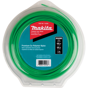 Makita 1lb Round Trimmer Line, 0.080”, Green, 400’