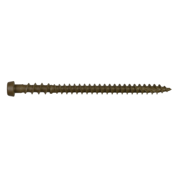 Image of Simpson Strong-Tie DCU234BR01R70 Deck-Drive™ DCU COMPOSITE Screw — #10 x 2-3/4 in. T20, Quik Guard®, Brown 01 (70-Qty)