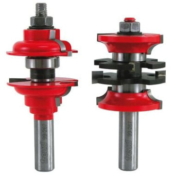 Freud 1-7/8" Diameter Entry & Interior Door Router Bit System with 1/2" Shank