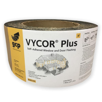 4" X 75' Vycor Plus Window and Door Flashing Tape