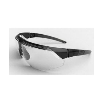 I Form Safety Glasses Helix-Black/Blue W/ Clear Lens