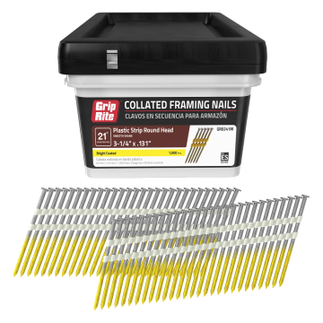 Gun Nail 10d Brt Vc 21dg 3-1/4"