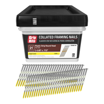 Gun Nail 8d Rs Vc 21dg 2-3/8"