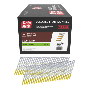 Gun Nail 8d Rs Hdg 21dg 2-3/8"
