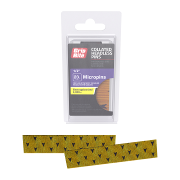 Micro Pin Nail 23ga 1/2" Eg 3m