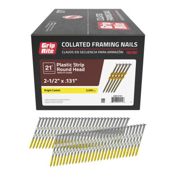 Gun Nail 6d Brt Vc 21dg 2-1/2"