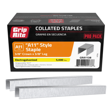 Rapid 11 3/8" Galv Staple
