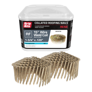 Coil Roof Nails 1-3/4" 480 Ct